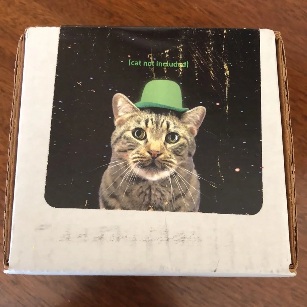 NIP Glow in the Dark Novelty Cat Top Hat